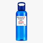 Прозрачная спортивная бутылка