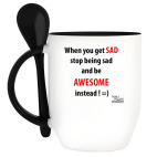 Кружка с ложкой