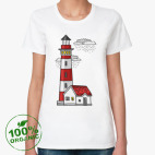 Женская футболка органик