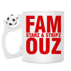 Кружка с футбольным мячиком