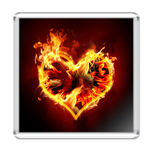 Магнит Пламенное сердце