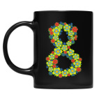 Кружка цветная UV-DTF