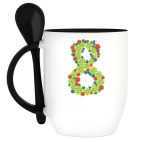 Кружка с ложкой