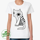 Женская футболка органик