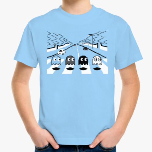 Детская футболка Pacman Abbey Road