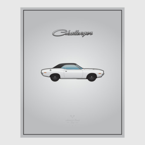 Постер Dodge Challenger R/T