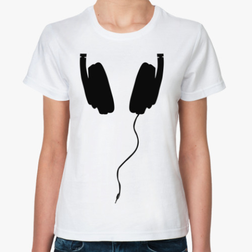 Классическая футболка Headphones / Наушники