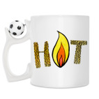 Кружка с футбольным мячиком