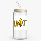 Банка с бамбуковой крышкой