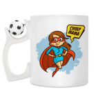 Кружка с футбольным мячиком