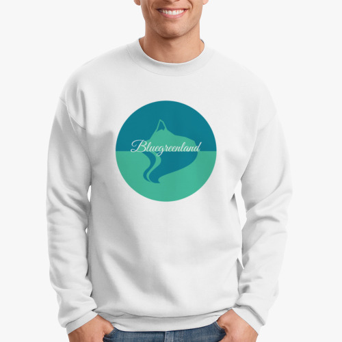 Свитшот Bluegreenland лого с природой