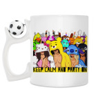 Кружка с футбольным мячиком