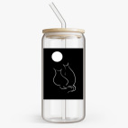 Банка с бамбуковой крышкой