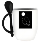 Кружка с ложкой