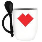 Кружка с ложкой