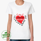 Женская футболка органик