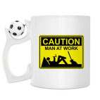 Кружка с футбольным мячиком