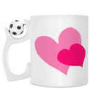 Кружка с футбольным мячиком