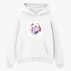 Толстовка худи оверсайз