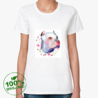 Женская футболка органик