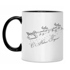 Кружка двухцветная