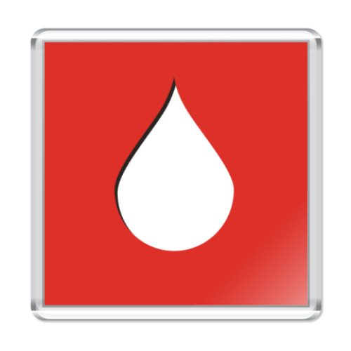 Магнит с принтом BLOOD