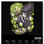 Битлджус и Лидия Тим Бертон