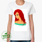 Женская футболка органик