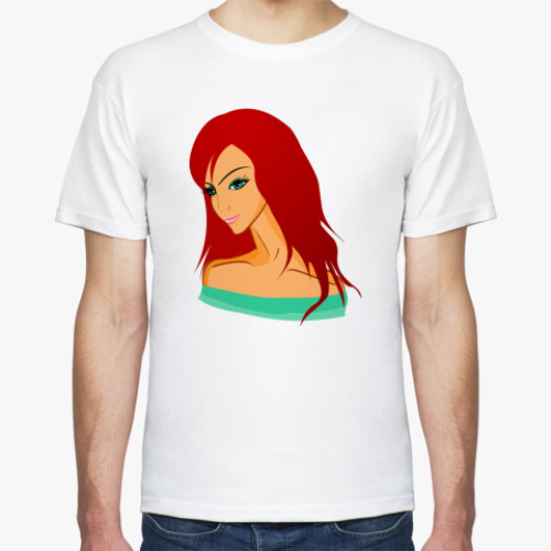 Футболка с принтом Girl