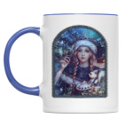 Новогодняя Снегурочка с белкой