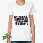 Женская футболка органик