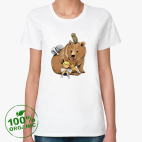 Женская футболка органик