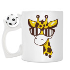Кружка с футбольным мячиком