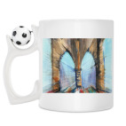 Кружка с футбольным мячиком