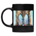 Кружка цветная UV-DTF