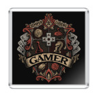 Магнит 6.5 x 6.5 см Герб Геймера Gamer