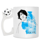 Кружка с футбольным мячиком