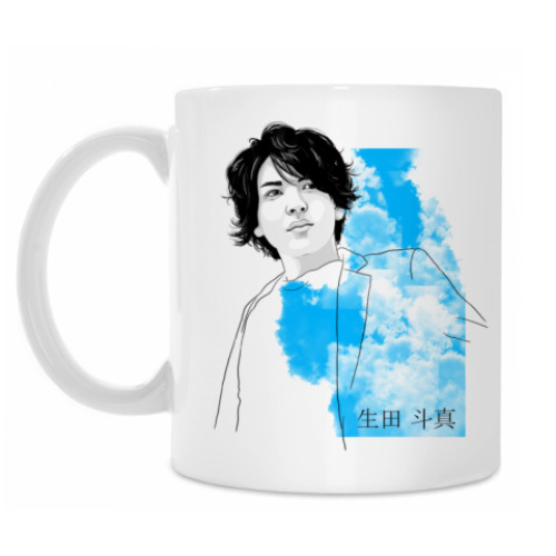 Кружка с принтом Тома небо