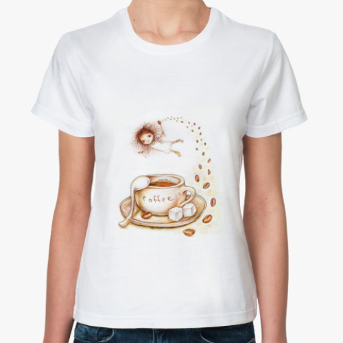 Классическая футболка Кофейная фея