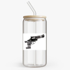 Банка с бамбуковой крышкой