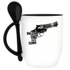 Кружка с ложкой