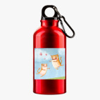 Металлическая бутылка 400 мл UV-DTF