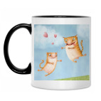 Кружка двухцветная