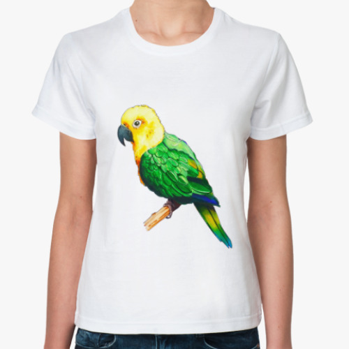 Классическая футболка Попугай