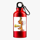 Металлическая бутылка 400 мл UV-DTF