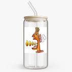 Банка с бамбуковой крышкой