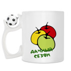 Кружка с футбольным мячиком