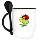 Кружка с ложкой