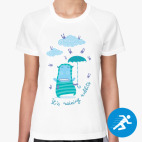 Женская спортивная футболка