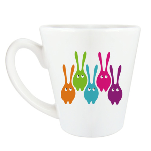 Чашка Латте Зайцы